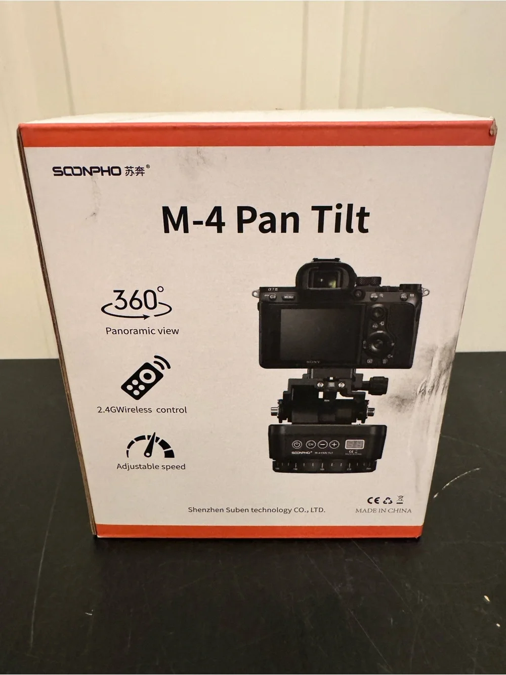 Soonpho M4 Pan Tilt Motorized Rotating Panoramic Tripod Head Wireless Control